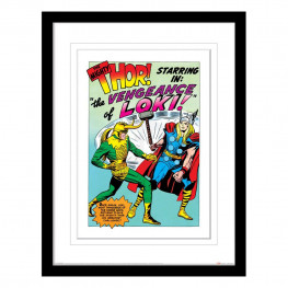 Marvel Collector Print Framed plagát Loki Comic